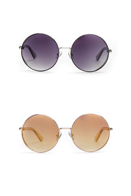 ROUND OVERSIZE FASHION SUNGLASSES