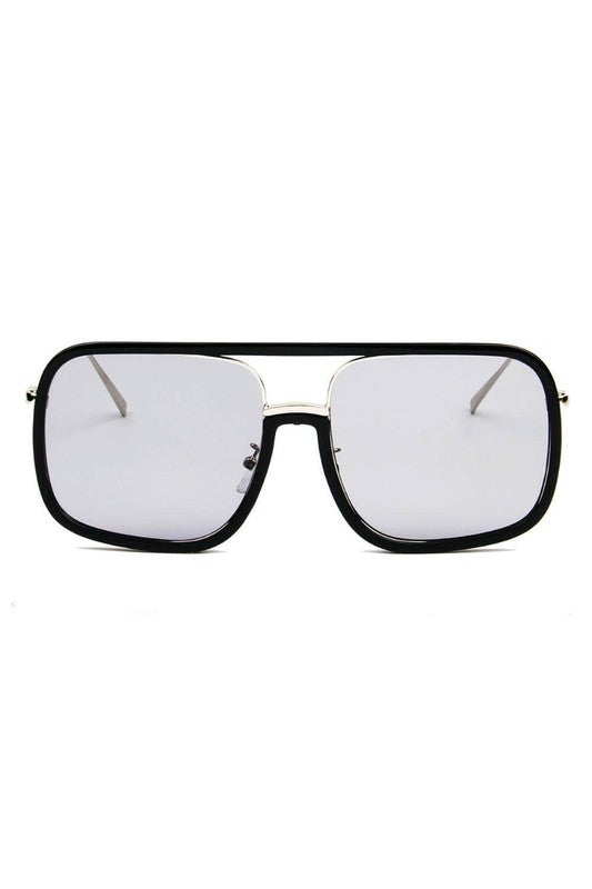 RETRO OVERSIZED SQUARE SUNGLASSES