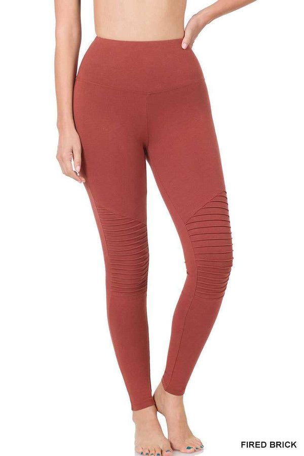 COTTON MOTO LEGGINGS