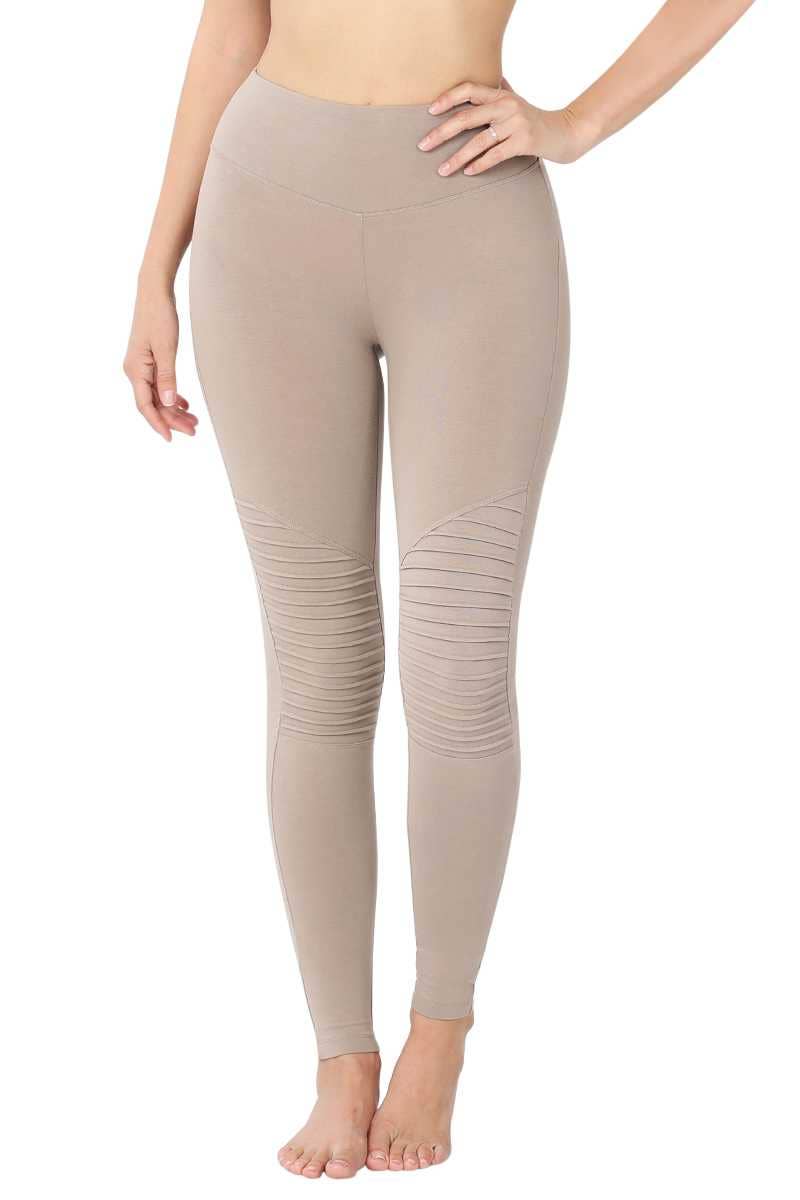 COTTON MOTO LEGGINGS