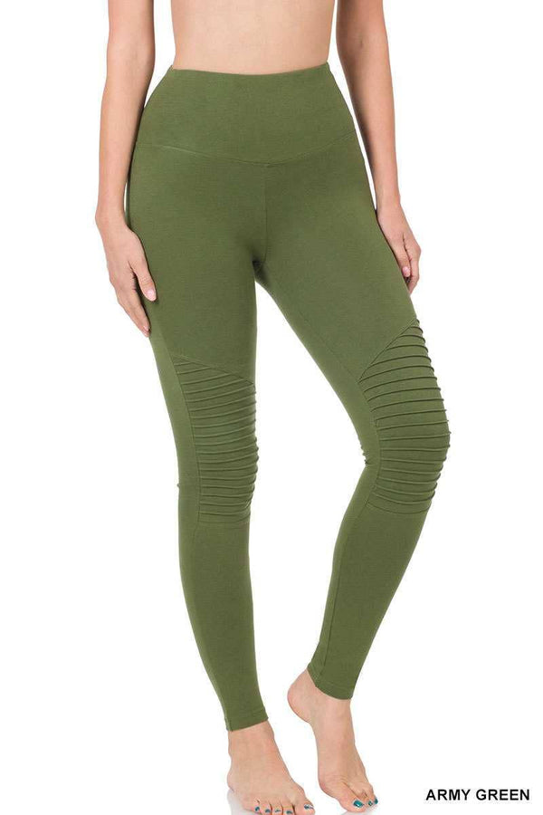 COTTON MOTO LEGGINGS